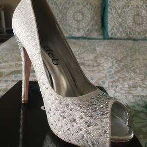Beautiful silver shoes
